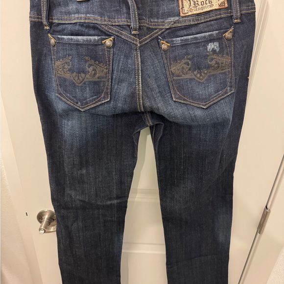 Express Women's Dark Blue Boot Cut Jeans - Picture 1 of 4